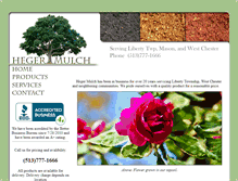 Tablet Screenshot of hegermulch.com